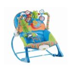 Tiibaby Musical Rocking Chair With Toy Bar & Vibration - Blue - Image 2