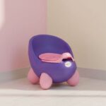 Tortoise Shape Baby Potty Pot - Purple - Image 2