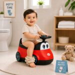 Baby Smile Car Potty Pot - Red - Image 2