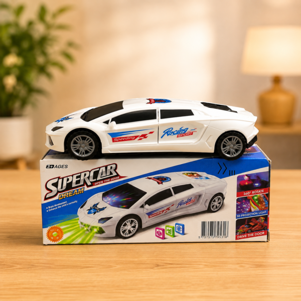Dream Supercar Racing Sports Car Toy - White
