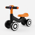 Kids 4 Wheel Balance Bike - Orange