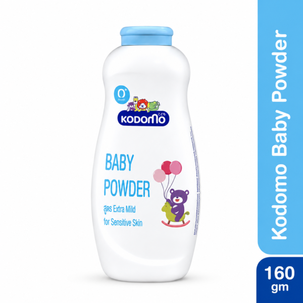Kodomo Baby Powder Extra Mild Sensitive Skin 0m+ 160g (Thailand)