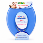 Kids Toilet Trainer Plastic Commode Seat - Blue