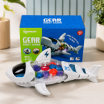Transparent Gear Robot Shark Toy