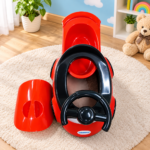 Baby Smile Car Potty Pot - Red - Image 3