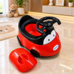 Baby Smile Car Potty Pot - Red - Image 2