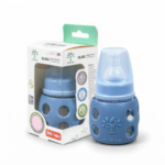 Minitree Glass Feeding Bottle 60ml – Blue