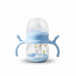 Baby Fedder & Mum Pot With Handle 180ml – Blue - Image 2
