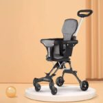 Multi-Function Lightweight Magic Stroller with Hood - Easy Foldable Travel-Friendly (China) - Black - Image 4