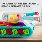 Transparent Gear Military Tank Toy - Image 3