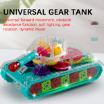 Transparent Gear Military Tank Toy - Image 2