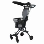 Multi-Function Lightweight Magic Stroller with Hood - Easy Foldable Travel-Friendly (China) - Black - Image 2