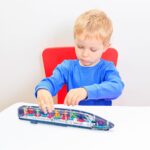 Transparent Gear Train Toy with Rotating Gears, Music & LED Lights - Image 7