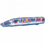 Transparent Gear Train Toy with Rotating Gears, Music & LED Lights - Image 2