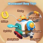 Polyhedron Montessori Sensory Toys Baby Busy Cube - Image 7