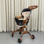 Multi-Function Lightweight Magic Stroller with Hood - Easy Foldable Travel-Friendly (China) - Brown - Image 7