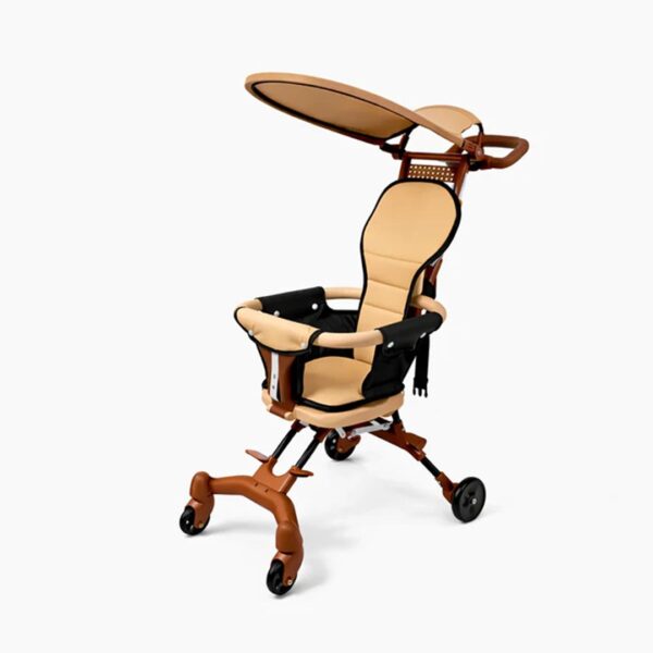 Multi-Function Lightweight Magic Stroller with Hood - Easy Foldable Travel-Friendly (China) - Brown