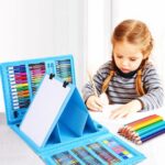 Painting Drawing Supper Mega Art Set 208 Pcs - Blue