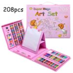Painting Drawing Supper Mega Art Set 208 Pcs - Pink - Image 2