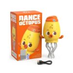 Rechargeable Dancing Octopus Toy With Music & LED Lights - Yellow - Image 3