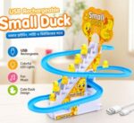 USB Rechargeable Small Duck Climbing Stairs Toy