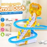 USB Rechargeable Small Duck Climbing Stairs Toy