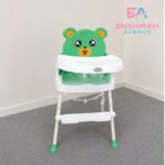Baobaohao Foldable Adjustable Height Baby Dining Chair - Green