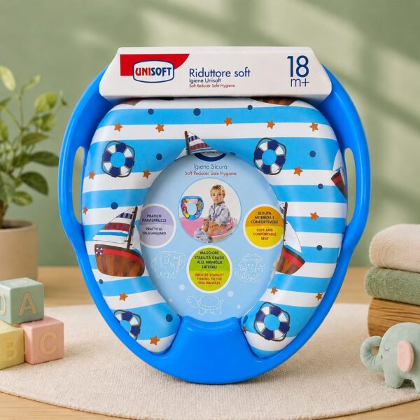 Unisoft Riduttore Soft Toilet Training Seat - Blue