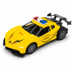 Remote Control Police Mist Spray Sports Car - Yellow - Image 2