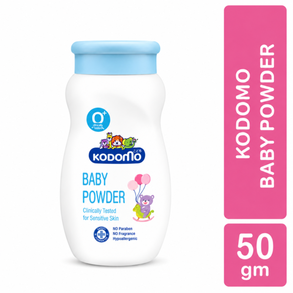 Kodomo Baby Powder Extra Mild Sensitive Skin 0m+ 50g (Thailand)