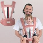 imama Premium Hip Seat Baby Carrier Bag – Pink