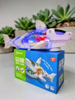 Transparent Gear Robot Shark Toy - Image 2