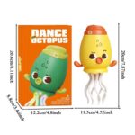 Rechargeable Dancing Octopus Toy With Music & LED Lights - Yellow - Image 12