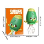 Rechargeable Dancing Octopus Toy With Music & LED Lights - Green - Image 4
