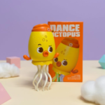 Rechargeable Dancing Octopus Toy With Music & LED Lights - Yellow