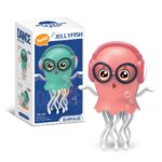 Dancing Musical Jellyfish Toy With Music & LED Lights - Rose Red