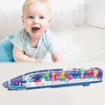 Transparent Gear Train Toy with Rotating Gears, Music & LED Lights - Image 8