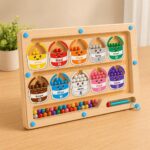 Magnetic Color & Number Maze Board