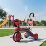 Redbee Knight Rider Baby Tricycle - Red - Image 3