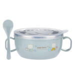 Stainless Steel Heat Insulation Bowl 300ml - Blue - Image 3