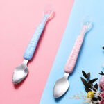2 in 1 Double Head Fruit Spoon - Blue - Image 2