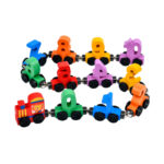 Wooden Magnetic Number Digital Train - Image 2