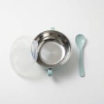 Stainless Steel Heat Insulation Bowl 300ml - Blue - Image 2