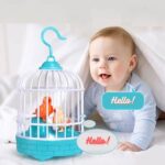 Rechargeable Talking And Singing Birds Toy - Blue - Image 3