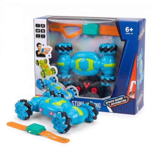 Smart Sensor & Gesture Watch Control Stunt Racing Car Toy