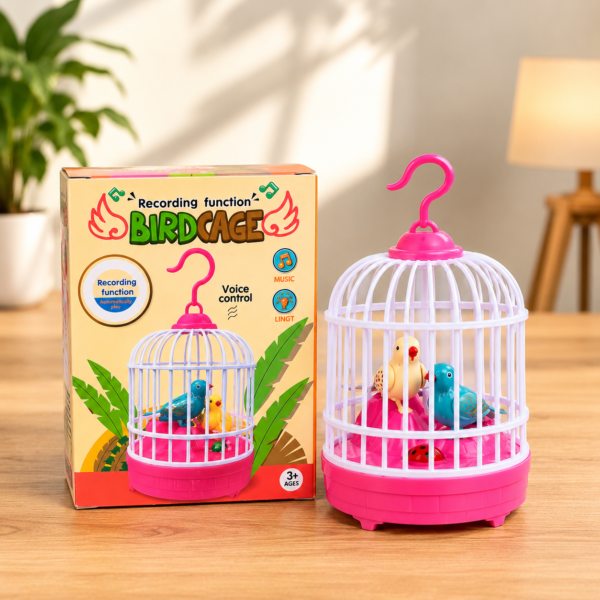 Rechargeable Talking And Singing Birds Toy - Red