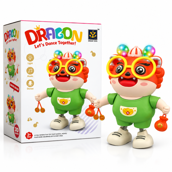 Electric Dancing Dragon Toy - Green