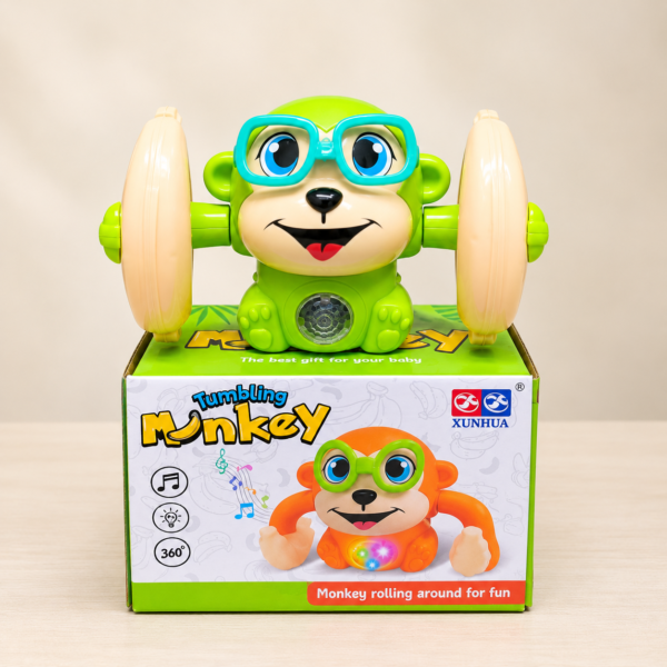 Rolling Banana Monkey Toys
